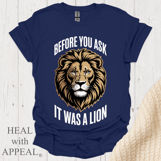 It Was A Lion V2b - Navy