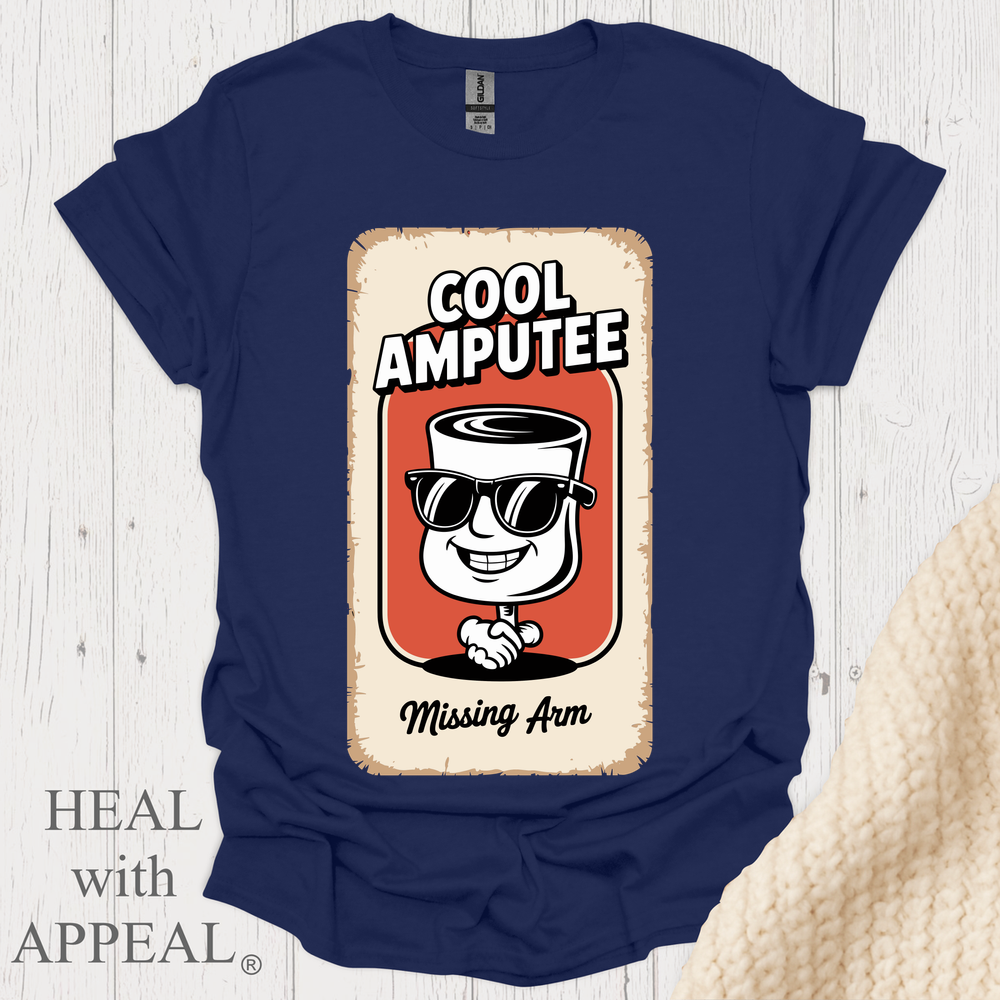 Arm Amputee Missing Left Arm V1 - Navy